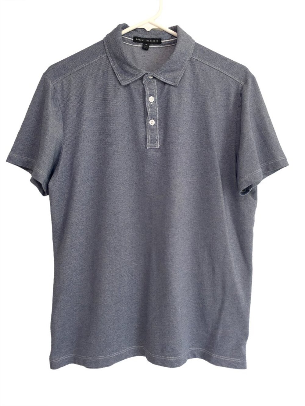 Robert Barakett Men's Blue Polo Shirt Size M